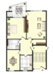 Maibonus! - Perfekt für die kleine Familie - 3-Zimmer-Erdgeschosswohnung mit Balkon! - Grundriss