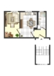 Grundriss - Gemütliche 1-Zimmer-Wohnung in Herzberg!