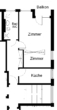 Grundriss - 1-Zimmer-Wohnung in Herzberg!