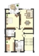 Grundriss - Modernisierte 3-Zimmer-Wohnung mit Balkon in Osterode!