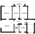 Grundriss - 4-Zimmer-Wohnung in Osterode!