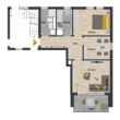 Grundriss - Neuwertige 3-Zimmerwohnung in Mehrgenerationenhaus!
